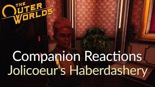 The Outer Worlds Companion's Reactions - Jolicouer's Haberdashery