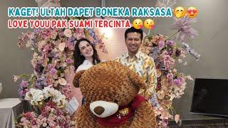 DIKASIH MAS EMIL BONEKA RAKSASA BUAT KADO ULTAH! KAGET  | Arumi Bachsin