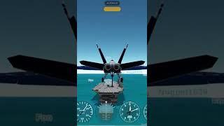 Landing on an aircraft carrier with an F-18 in geo fs