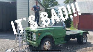 Abandoned 1969 Chevy C40 gets its first wash and tune up!