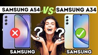 Samsung Galaxy A54  VS  Samsung A34  || Full Specifications Compare || Tech Cmpare Zone ||