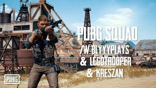 201IQ & INSANE ACTIONS #2 | PUBG squad /w Friends- 06.25.