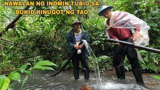 PINUTOL ANG INOMING TUBIG SA BUKID BIGLANG SULSOG NAMIN NI UTOL