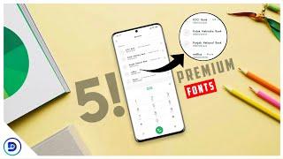 Top 5! Premium Fonts For Redmi & Poco EP.3 |You Should Try Now 