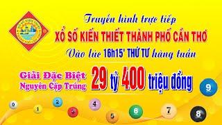 Truyền hình trực tiếp Xổ số kiến thiết Thành phố Cần Thơ ngày 28/8/2024 | Cần Thơ TV