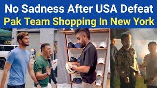 Pak Team Shopping At Times Square In New York | No Sadness After USA Defeat