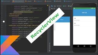 Android RecyclerView using Kotlin Tutorial || Recyclerview with Click Listener in Kotlin.