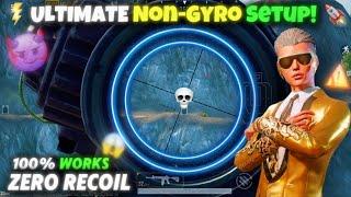 BEST PUBG Non-Gyro Sensitivity Settings  | No Recoil + Super Aim Control!"