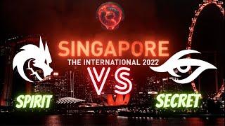 [RU] Spirit vs Secret bo2 | The International 2022: Group Stage | Спирит против Сикрет