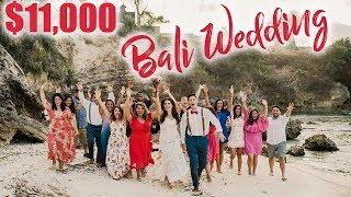 $11000 DESTINATION WEDDING IN BALI - Cost Breakdown