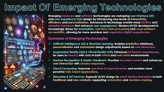 Impact Of Emerging Technologies