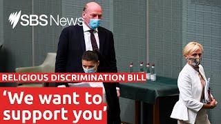 The moment five Liberal MPs defied the government on the religious discrimination bill I SBS News