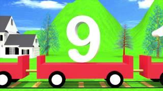 Learn to Count With Number Train For Kids | HD Animation