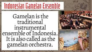 MAPEH| MUSIC 8|Quarter 1| Lesson 2 : Instrumental Music of Indonesia - Gamelan Ensemble (MELCs)