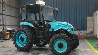 HAV Tractor Demonstration - December 2021. It’s up and running! Factory test drive.