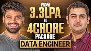 3.3LPA in Cognizant to 4Crore Package | Data Engineer