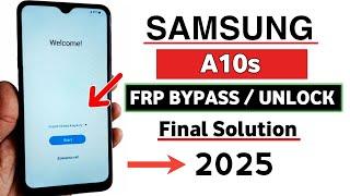 Samsung A10s (SM-A107F) Frp Bypass 2025 Android 10/11 | Google Account Unlock Samsung A10s Free Tool