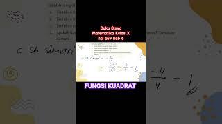 FUNGSI KUADRAT PART 1 #matematika #math #smakelasx #fungsikuadrat #kurikulummerdeka #2023