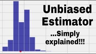 What is an unbiased estimator? (simply explained with biased estimator)
