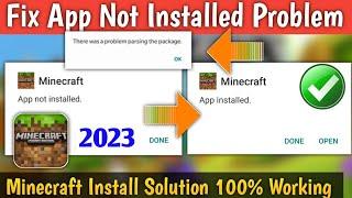  minecraft app not installed problem solve 2023 | minecraft app not installed