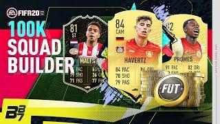 INSANE 100K SQUAD BUILDER! | FIFA 20 ULTIMATE TEAM