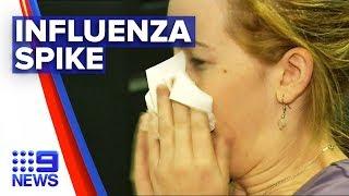 Deadly flu season spikes early this year | Nine News Australia