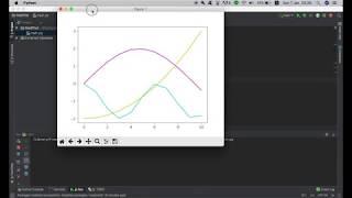 How to plot graph in python with pycharm?