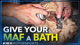 Give your MAF a BATH (How to clean your Mass Airflow Sensor on F30 BMW)