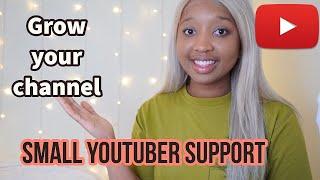 SMALL YOUTUBERS SUPPORT - CALLING ALL SMALL YOUTUBERS TO SUPPORT EACH OTHER