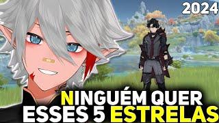 TOP 10 PERSONAGENS 5 ESTRELAS QUE NINGUÉM Quer ATUALMENTE! Genshin Impact 4.5