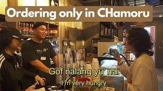 Pulan orders food & drinks only in CHamoru; shocks staff (Pre-COVID-19)