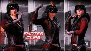 PUBG EMOTES PACK IN NEW LOBBY  || 4K QUALITY FREE EMOTES CLIPS FOR EDIT  || UNEDIT EMOTES CLIPS