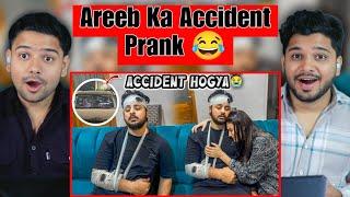 Areeb Ka Accident Prank  | Iqra Ka Ro Ro Kar Bura Hal Hogya 