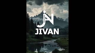 Jivan Name Logo #logo #logodesign #logoideas #logomaker #logodesigner