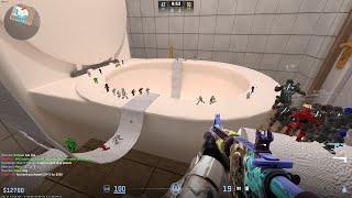 CS2 Zombie Escape ze_bathroom (All Levels) On GFL Server