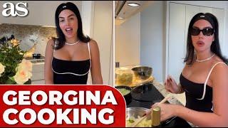 GEORGINA RODRIGUEZ'S potato omelette video BREAKS THE INTERNET