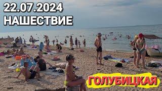 Как всегда неожиданно!? Медузы. Паника на Азовском море 22.07.2024 г. #Голубицкая.