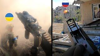  Ukraine War - Ukrainian Special Forces In High Intensity Urban Operation • GoPro Helmet Cam Combat