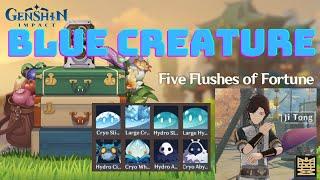 Five Flushes of Fortune : Blue Creature - Day 2 | Genshin Impact
