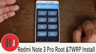 How To Install TWRP Recovery & Root the Redmi Note 3 Pro