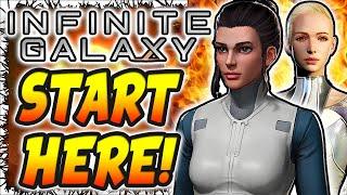 INFINITE GALAXY BEGINNERS GUIDE 2021! BEST START IN INFINITE GALAXY!