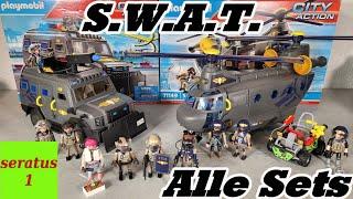 Alle Playmobil SWAT SEK Sets Geländefahrzeug Rettungshelikopter Quad Figurenset seratus1