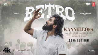 Kannullona Lyrical Video - RETRO | Suriya | Karthik Subbaraj | Pooja Hegde | Santhosh Narayanan