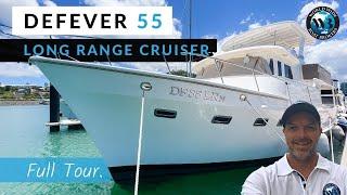 DeFever 55 Long Range Cruiser Video Tour - For Sale