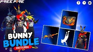 Bunny Bundle Return Date  Bunny Bundle Return In India  Free Fire New Events || Ff New Event