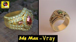 Project 132 | Jewellery Ring Render Setting in vray 3ds Max | Career Hacks