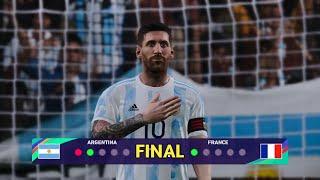 Argentina vs France - FIFA World Cup Qatar 2022 - Penalty Shootout - Pes 2021 Patch 2023