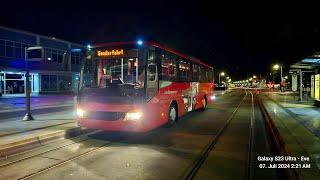 Gelegenheitsverkehr von "Wolziger See", über "ZOB Erkner" nach "Frankfurt (Oder), Magistrale"