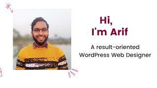 WordPress Expert Arifuzzaman Arif