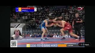 Заурбек Сидаков - Джакупов Мурат, 74 кг,Кубок Ивана Ярыгина, 2025 freestyle wrestling Russia